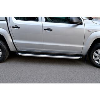Praguri laterale Fullmond Grey (2 buc, aluminiu) Volkswagen Amarok 2010-2022 foto 1