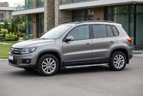 Volkswagen Tiguan 2007-2016 Praguri laterale Fullmond (2 buc, aluminiu) foto 1