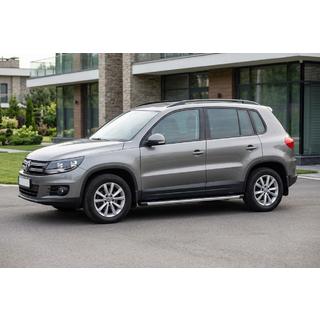 Praguri laterale Fullmond (2 buc, aluminiu) Volkswagen Tiguan 2007-2016 foto 1