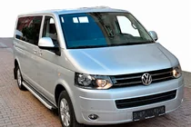 Volkswagen T5 2010-2015 Praguri laterale Fullmond (2 buc, aluminiu) Ampatament Lung foto 1