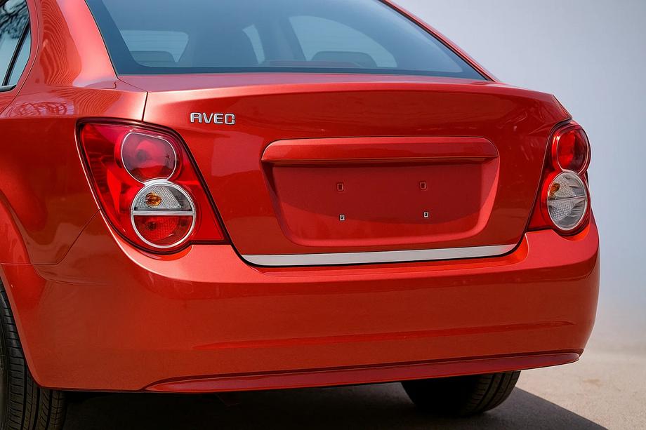 Chevrolet Aveo T300 2011-2020 Ornament portbagaj inox (Sedan) Image