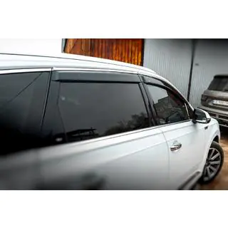 Deflectoare geamuri cu ornament crom (4 buc, HIC) foto 3
