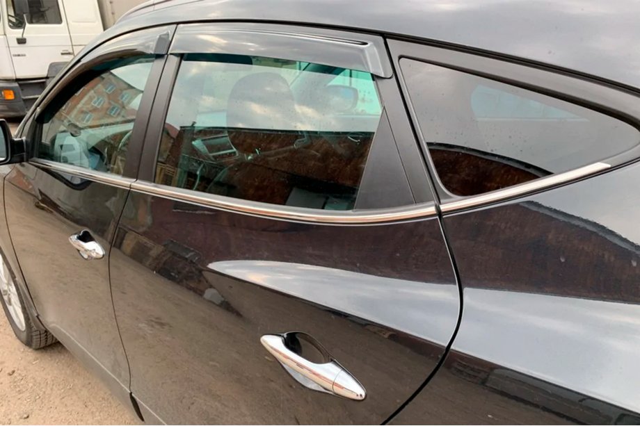 Hyundai IX-35 2010-2015 Deflectoare Geamuri (4 buc, HIC) Foto 8