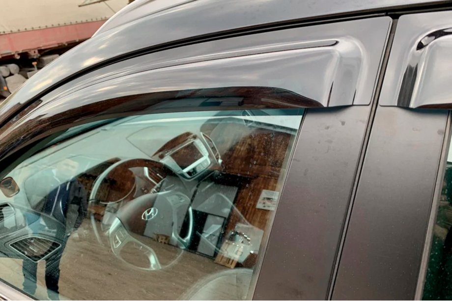 Hyundai IX-35 2010-2015 Deflectoare Geamuri (4 buc, HIC) Foto 11