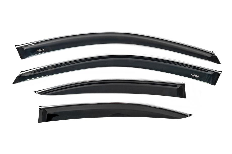 Lexus IS 2005-2013 Deflectoare geamuri cu ornament crom (4 buc, HIC) Foto 1