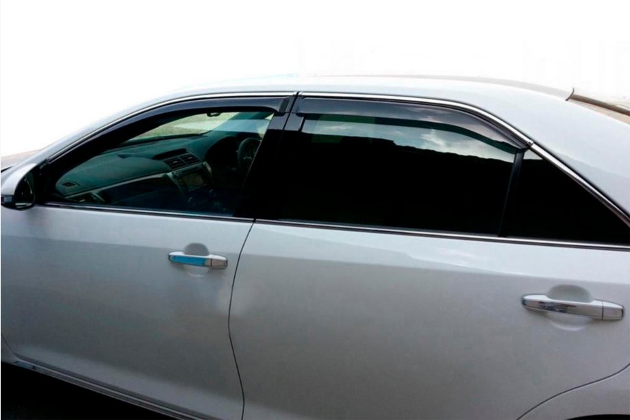 Mazda 6 2008-2012 Deflectoare geamuri cu ornament cromat SD (4 buc, HIC) Foto 5