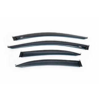 Deflectoare geamuri cu ornament cromat SD (4 buc, HIC) foto 2