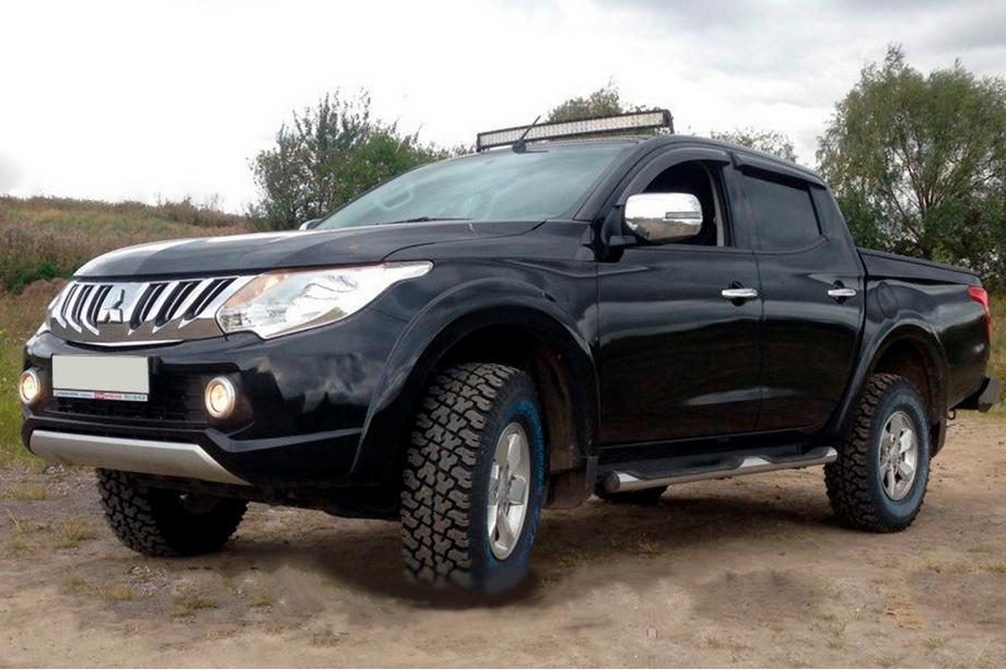 Mitsubishi L200 2015-2024 Deflectoare Geamuri (4 buc, HIC) Image