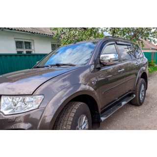 Deflectoare Geamuri (4 buc, HIC) Mitsubishi Pajero Sport 2008-2015 foto 3