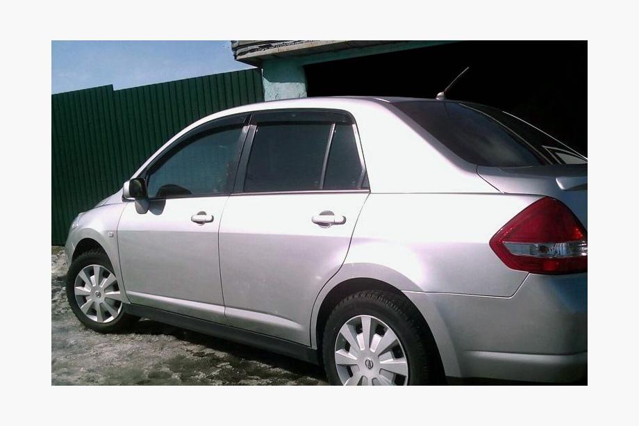 Nissan Tiida 2004-2011 Deflectoare Geam SD (4 buc, HIC) Image
