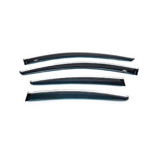 Deflectoare geamuri cu ornament crom SD/HB (4 buc, HIC) Opel Insignia 2008-2017 foto 2