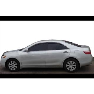 Deflectoare geamuri cu ornament cromat (EU, 4 buc, HIC) Toyota Camry 2006-2011 foto 1