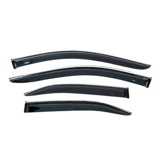 Deflectoare geamuri cu ornament cromat (EU, 4 buc, HIC) Toyota Camry 2006-2011 foto 2