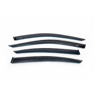 Deflectoare geamuri cu ornament cromat SD (4 buc, HIC) foto 2