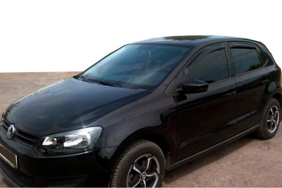 Volkswagen Polo 2010-2017 Deflectoare Geamuri HB (4 buc, HIC) Foto 3