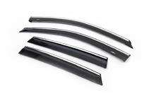Honda CRV 2007-2011 Deflectoare geamuri cu ornament crom (4 buc, HIC) foto 7