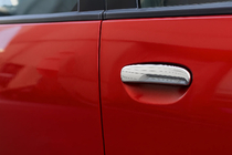 Mitsubishi Colt 2004-2012 Capace Cromate Manere Usilor (4 buc, Otel Inoxidabil) foto 2