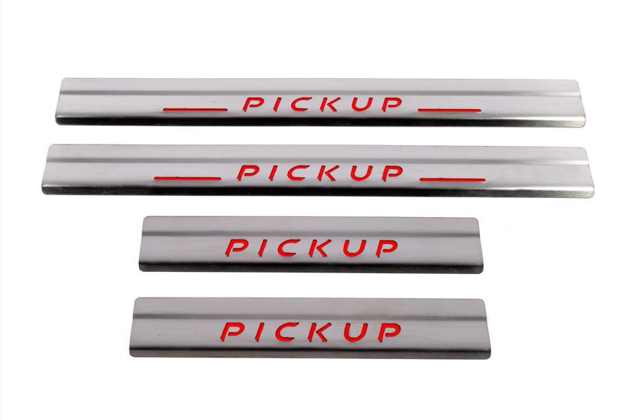 Nissan NP300 1999-2015 Praguri Carmos V1 (4 buc, inox) Foto 2