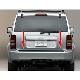 Ornament portbagaj inox Jeep Cherokee/Liberty 2007-2013 foto 2