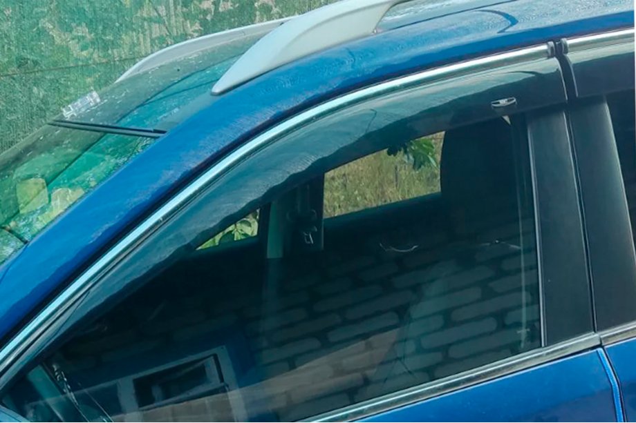 Nissan X-trail T32/Rogue 2014-2021 Deflectoare geamuri cu ornament crom (4 buc, HIC) Foto 2