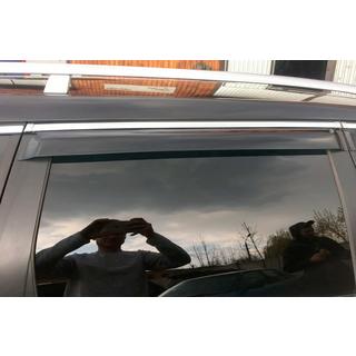 Deflectoare geamuri cu ornament cromat SW (4 buc, HIC) Volkswagen Passat B6 2006-2012 foto 4