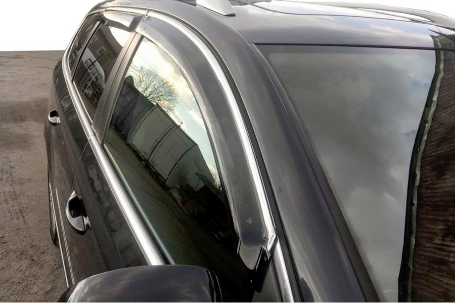 Volkswagen Passat B6 2006-2012 Deflectoare geamuri cu ornament cromat SW (4 buc, HIC) Foto 7