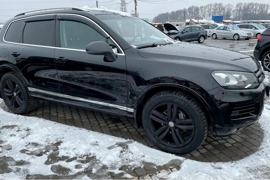 Volkswagen Touareg 2010-2018 Deflectoare geamuri cu ornament crom (4 buc, HIC) Foto 3
