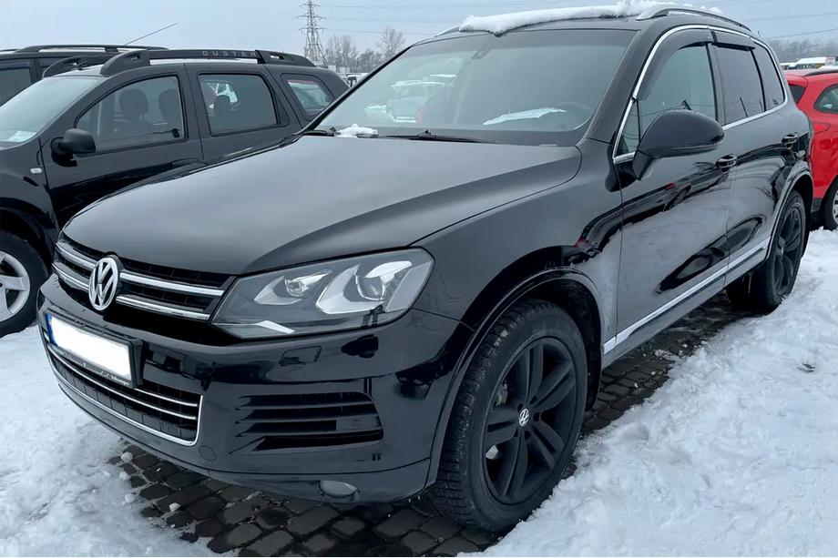 Volkswagen Touareg 2010-2018 Deflectoare geamuri cu ornament crom (4 buc, HIC) Foto 4