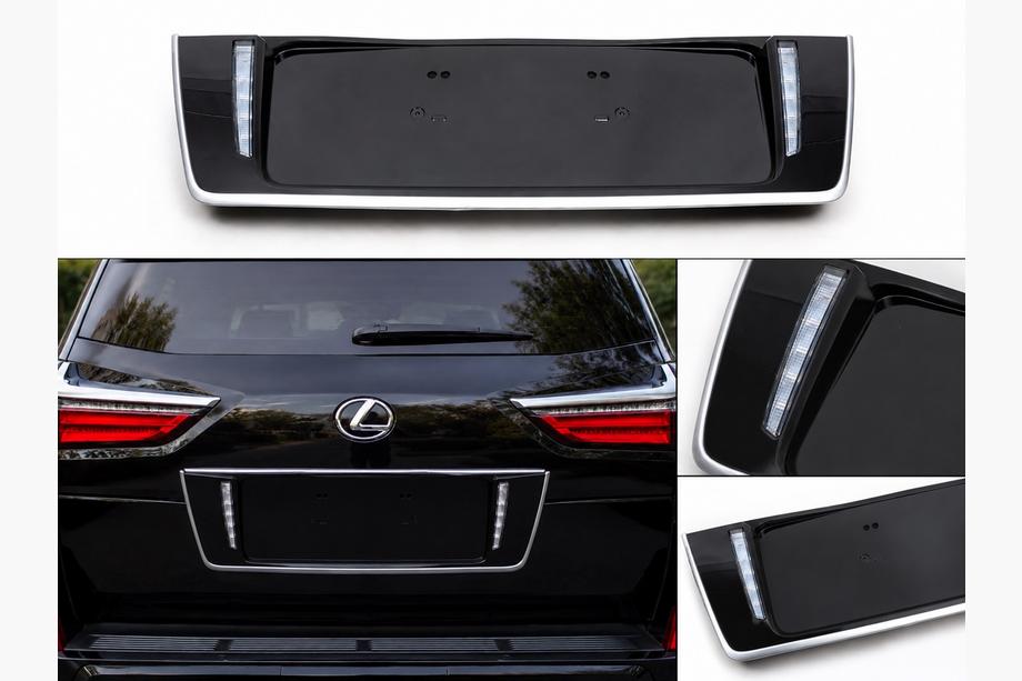 Lexus LX570/450d 2008-2022 Suport spate numar cu LED (2007-2023) Foto 1