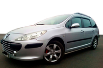 Peugeot 307 2001-2008 Deflectoare Geamuri SW (4 buc, HIC) foto 1