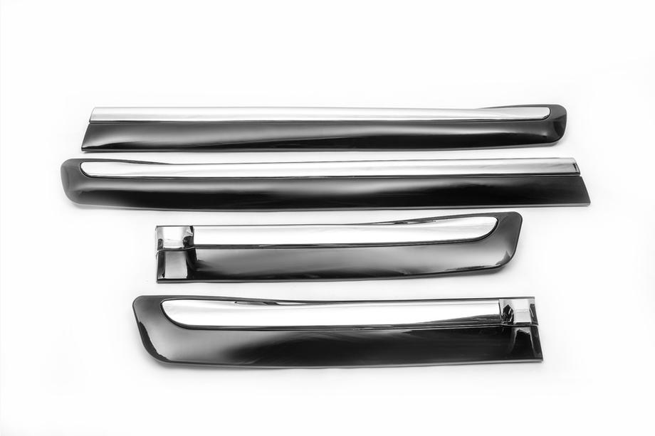 Lexus LX570/450d 2008-2022 Set Molduri Usa (2008-2016) Negru Foto 3