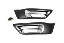 Honda CRV 2001-2006 Capace cromate pentru proiectoare ceata (2 buc, plastic) foto 2