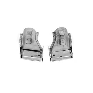 Ornamente Esapament Autobiography (2 buc, Otel Inoxidabil) Range Rover III L322 2002-2012 foto 3
