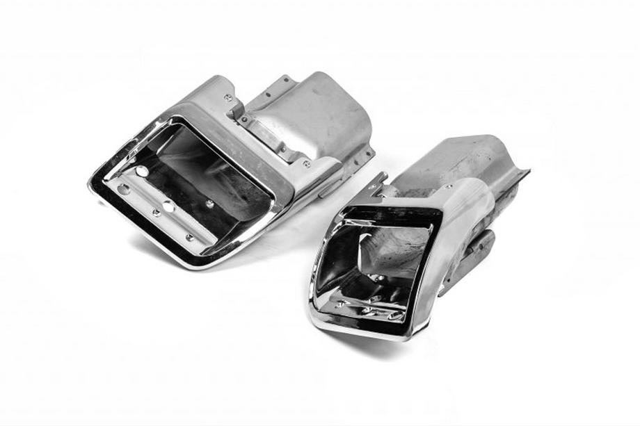 Range Rover III L322 2002-2012 Ornamente Esapament Autobiography (2 buc, Otel Inoxidabil) Image