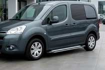 Peugeot Partner Tepee 2008-2018 Praguri Laterale Rainbow (2 buc, Aluminiu) foto 1