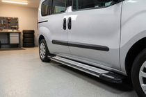 Fiat Doblo II 2010-2022 Praguri Laterale Rainbow (2 buc, Aluminiu) foto 1