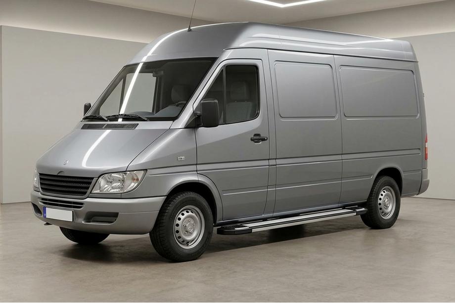 Mercedes Sprinter W901/902/903/904/905 1995–2006 Praguri Laterale Rainbow (2 buc, aluminiu) Image