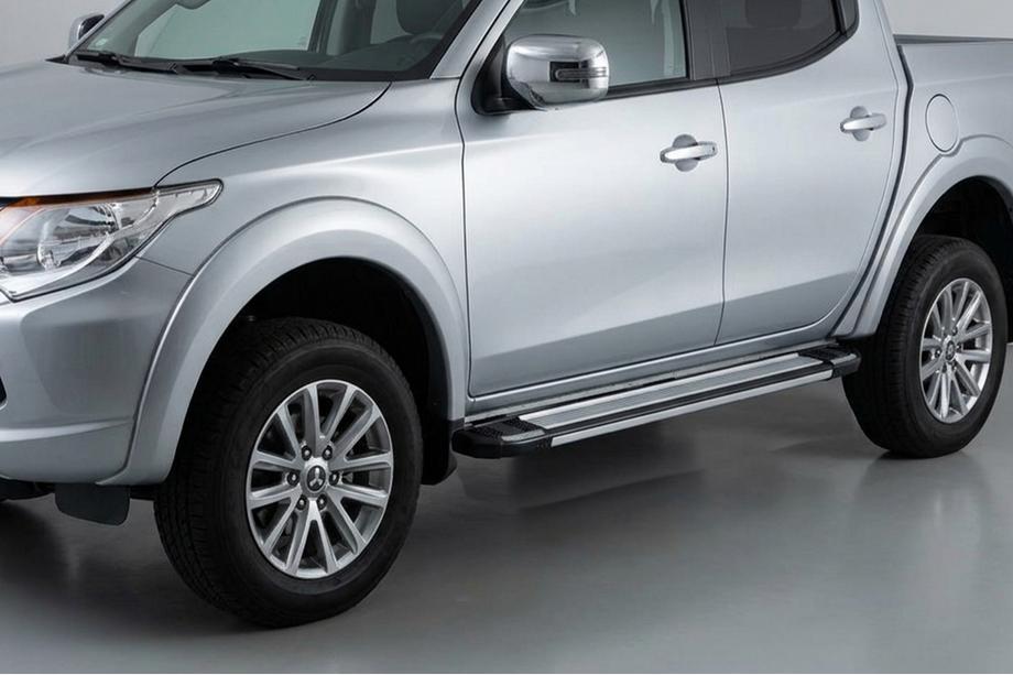 Mitsubishi L200 2006-2015 Praguri Laterale Rainbow (2 buc, aluminiu) Image