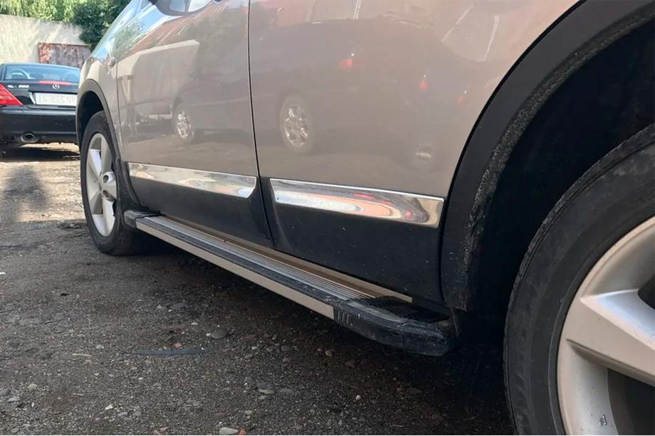 Nissan Qashqai 2010-2014 Praguri Laterale Rainbow (2 buc, aluminiu) Ampatament Lung Foto 2