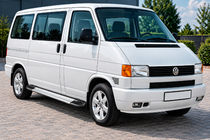 Volkswagen T4 Caravelle/Multivan 1990–2003 Praguri Laterale Rainbow (2 buc, Aluminiu) foto 1