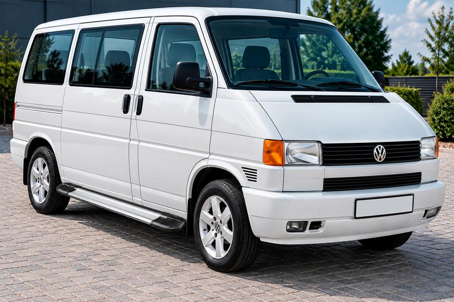 Volkswagen T4 Caravelle/Multivan 1990–2003 Praguri Laterale Rainbow (2 buc, Aluminiu) Image