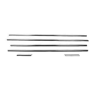 Ornamente exterioare geamuri inox (6 buc) Fiat Punto Grande/EVO 2006-2018 foto 3