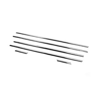 Ornamente exterioare geamuri inox (6 buc) Fiat Punto Grande/EVO 2006-2018 foto 2