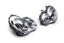Mercedes C-class W203 2000-2007 Faruri fata cu lumini de zi LED (2 buc) foto 3