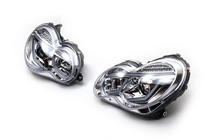 Mercedes C-class W203 2000-2007 Faruri fata cu lumini de zi LED (2 buc) Fumuriu foto 4
