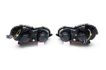 Mercedes C-class W203 2000-2007 Faruri fata cu lumini de zi LED (2 buc) Fumuriu foto 6