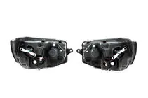 Volkswagen T6 2015-2024 Faruri fata cu lumini de zi LED Black (2015-2019, 2 buc) foto 6