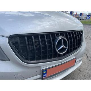 Grila Fata GT Panamericana Neagra (2014-2023 pentru Vito W447) Mercedes Vito/V-class W447 2014- foto 3