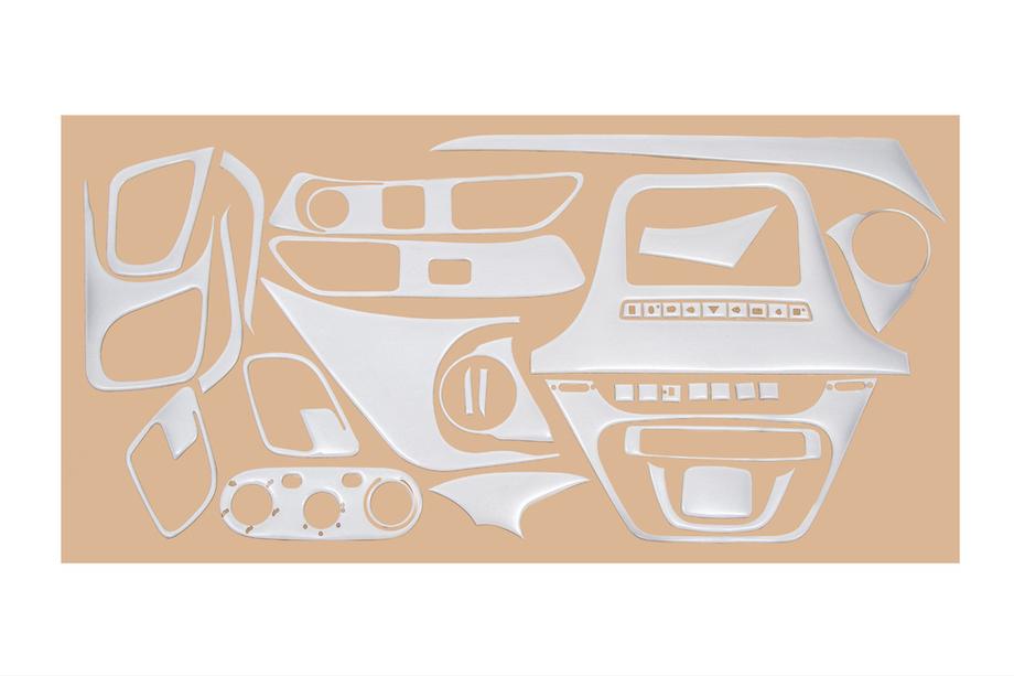 Iveco Daily 2014- Capace Panou Bord Carbon Image
