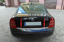 Skoda Superb 2001-2009 Ornament portbagaj inox foto 1